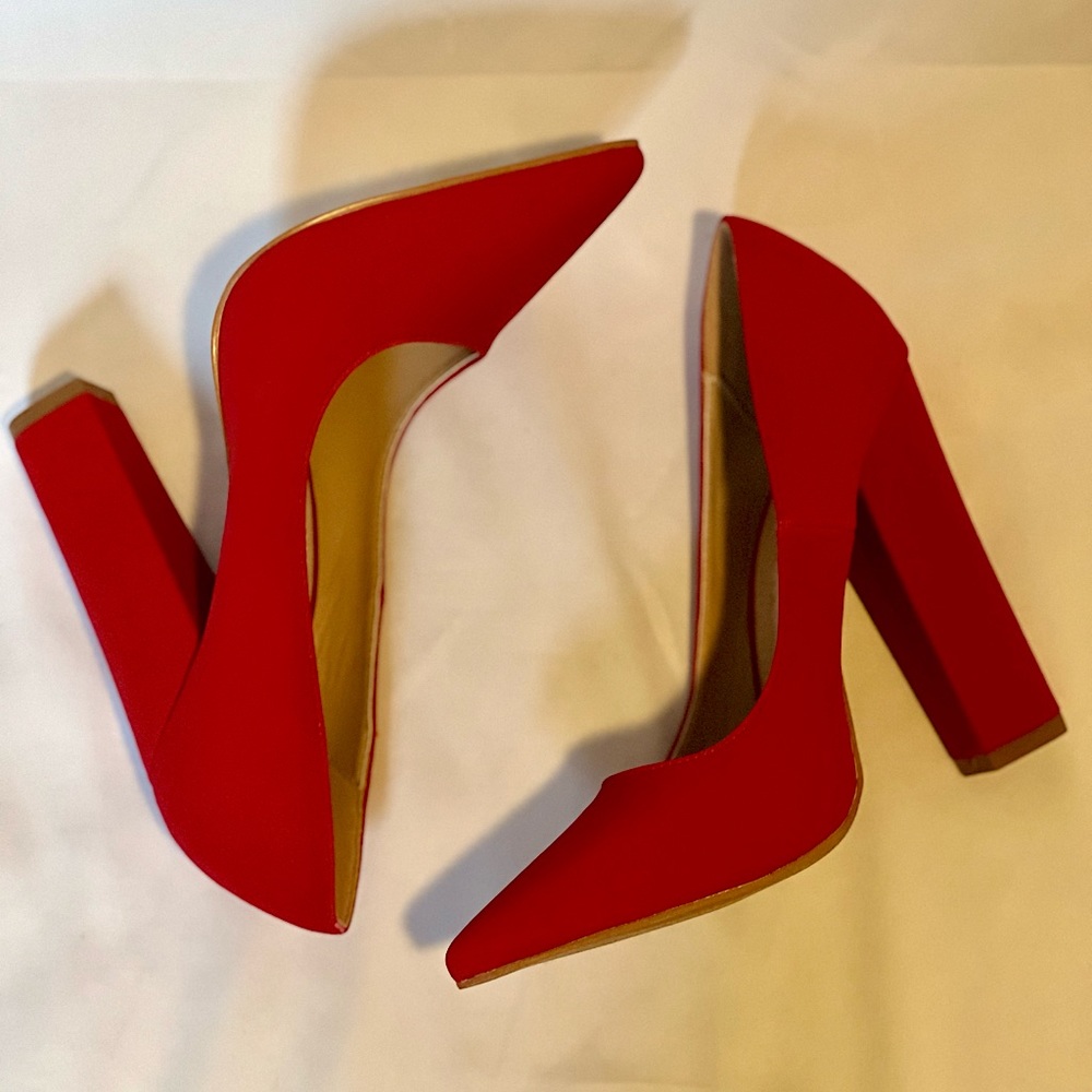 Shoe Republica LA Stylish Red Heels